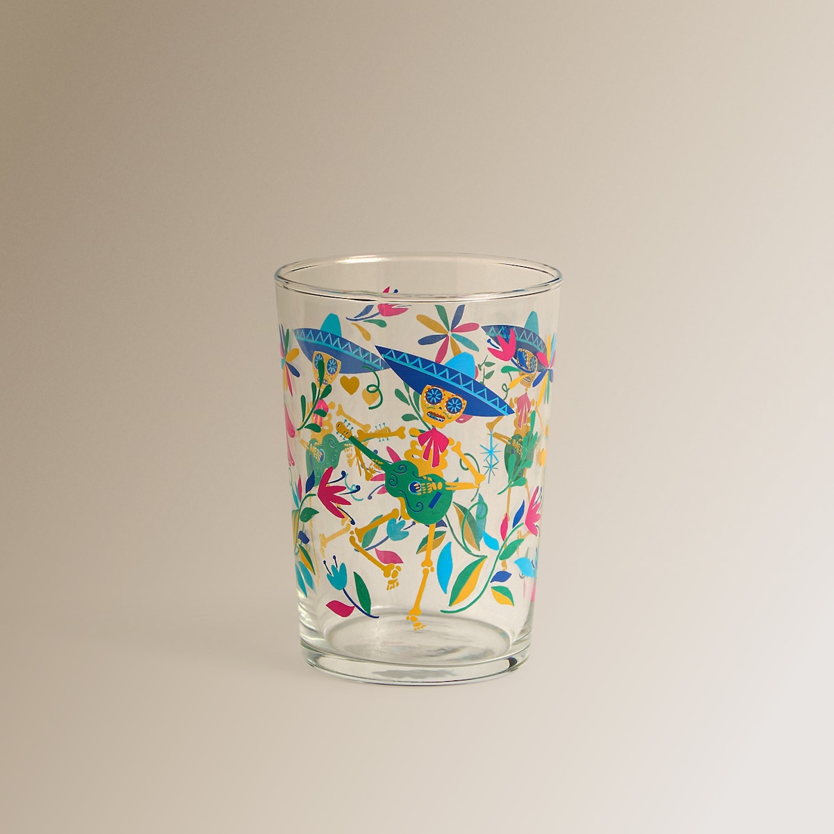 Vaso de sidra Esqueleto Basics El Corte Inglés Multicolor-1