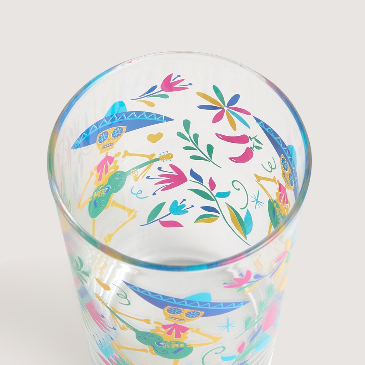 Vaso de sidra Esqueleto Basics El Corte Inglés Multicolor-2