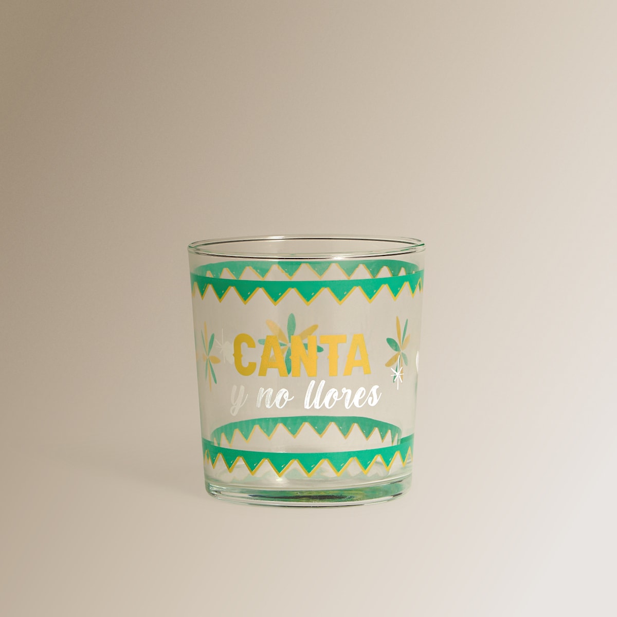 Vaso de pinta Canta Basics El Corte Inglés Verde-1