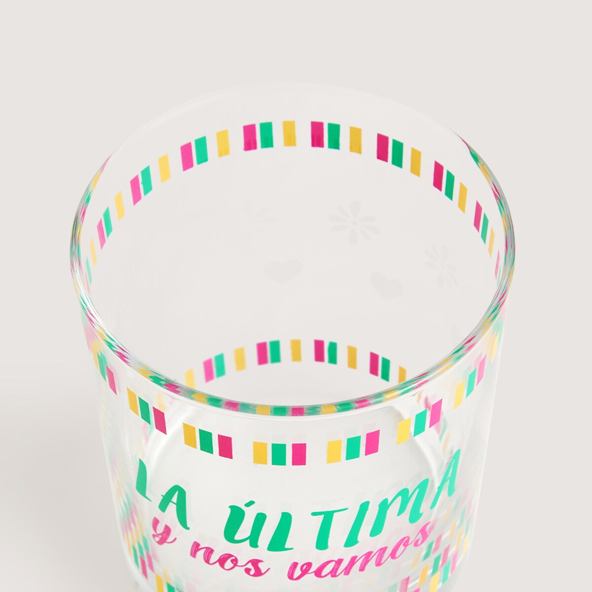 Vaso de pinta Última Basics El Corte Inglés Multicolor-2