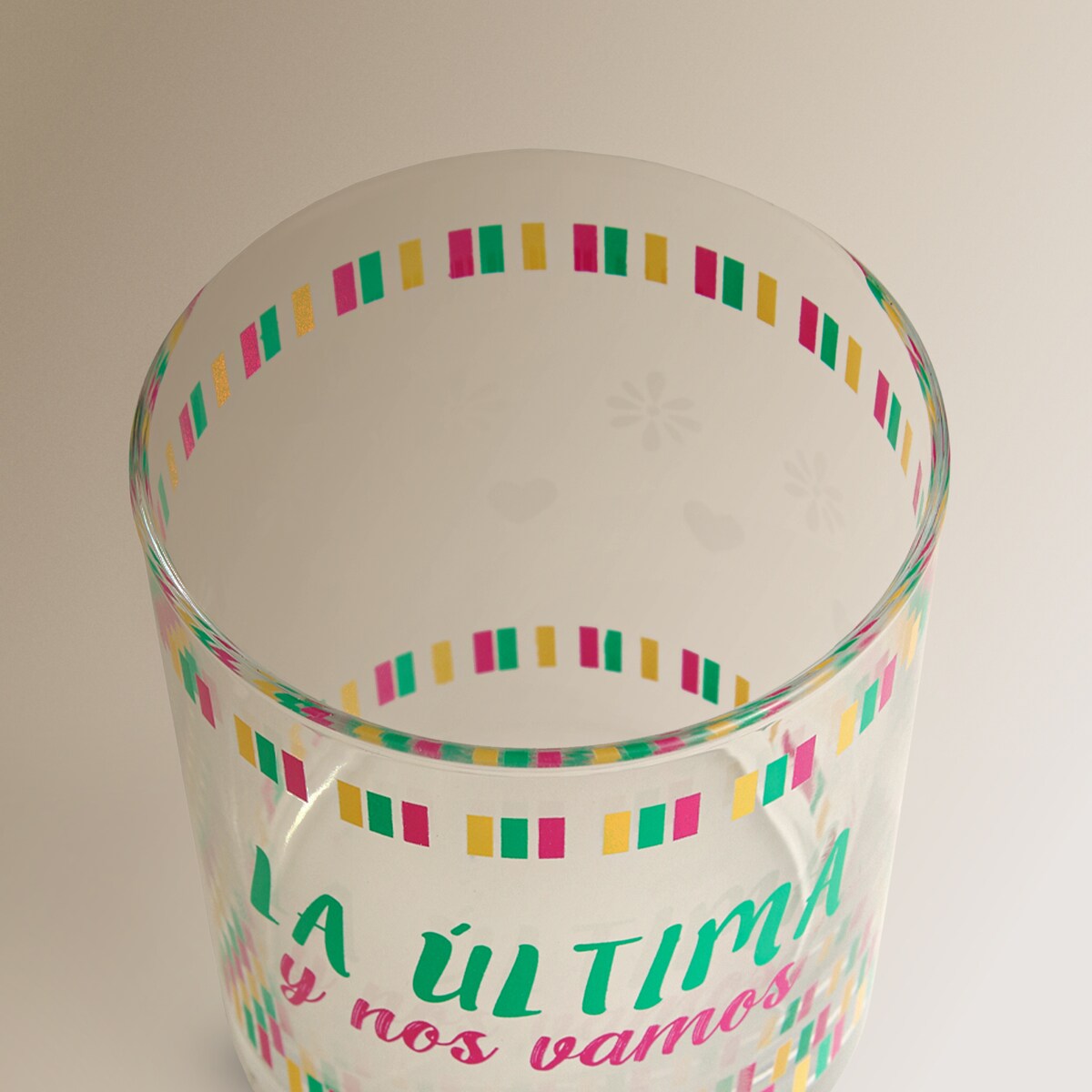 Vaso de pinta Última Basics El Corte Inglés Multicolor-3