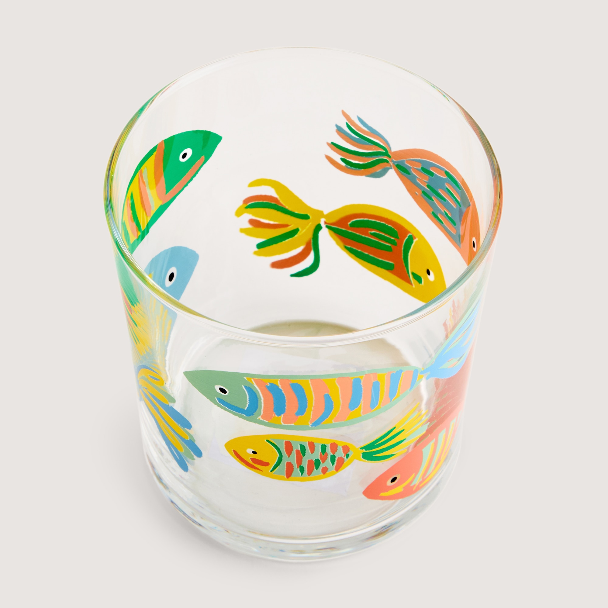 Vaso de pinta Pez Basics El Corte Inglés Multicolor-2