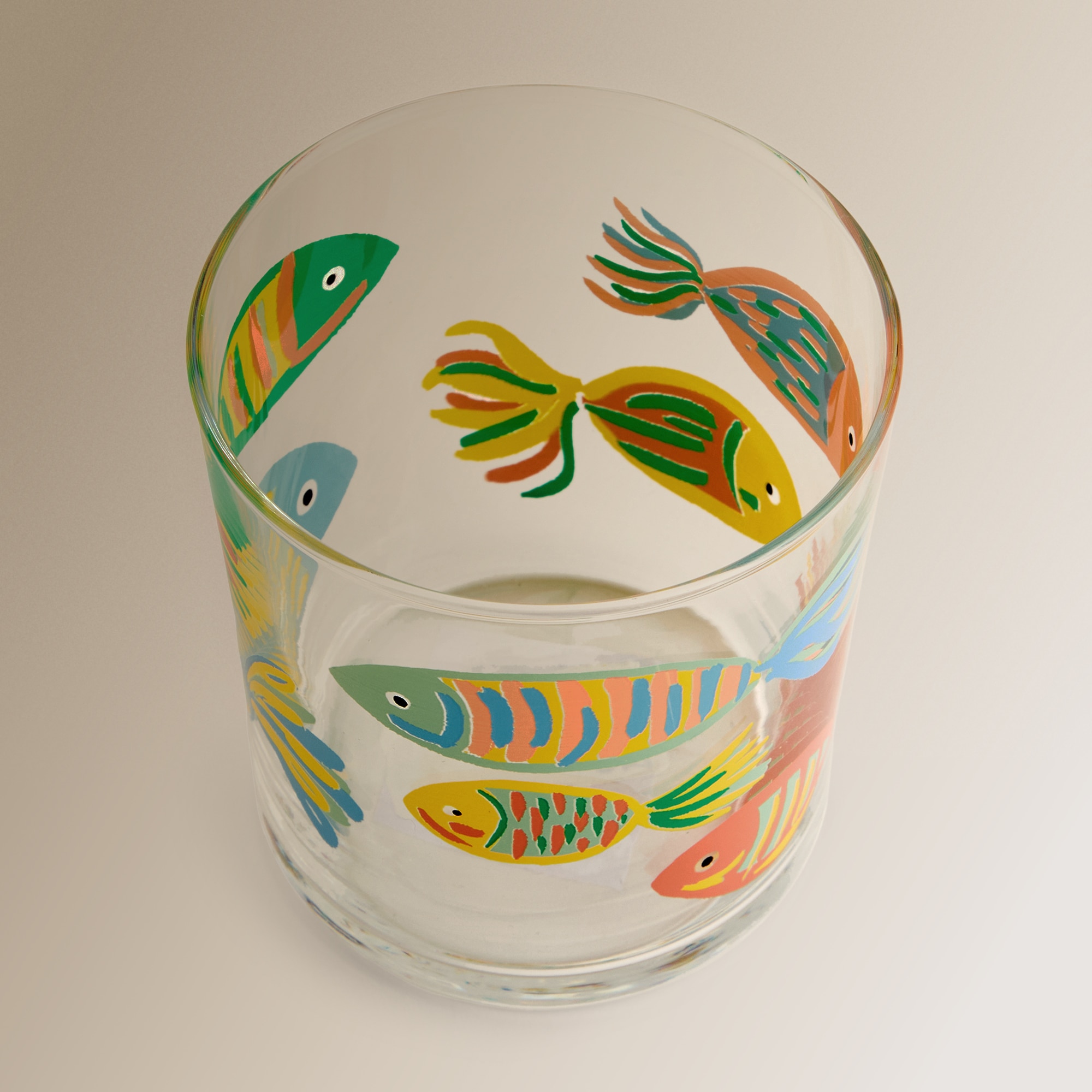 Vaso de pinta Pez Basics El Corte Inglés Multicolor-3