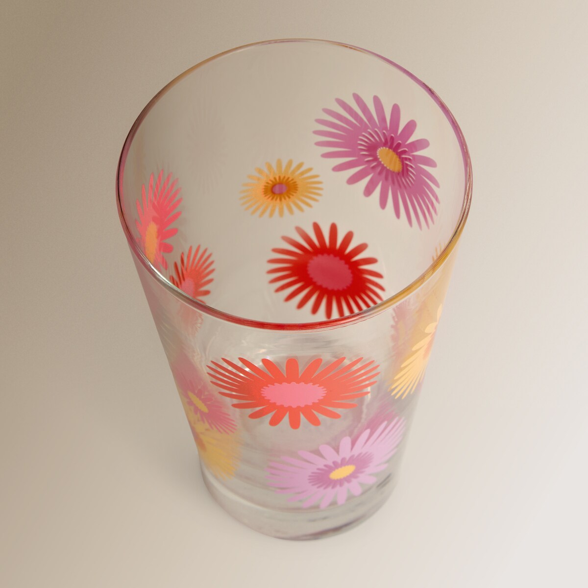 Vaso cónico Flower Basics El Corte Inglés Multicolor-3