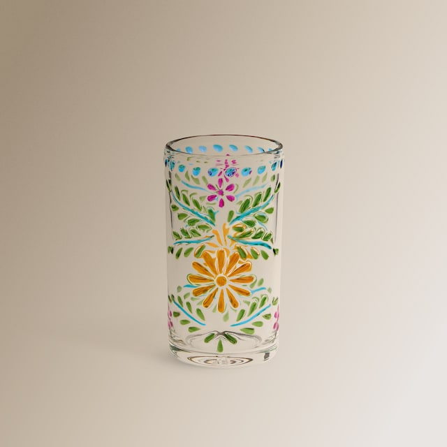 Imagen 0 de Vaso de agua alto Jalisco Basics El Corte Inglés