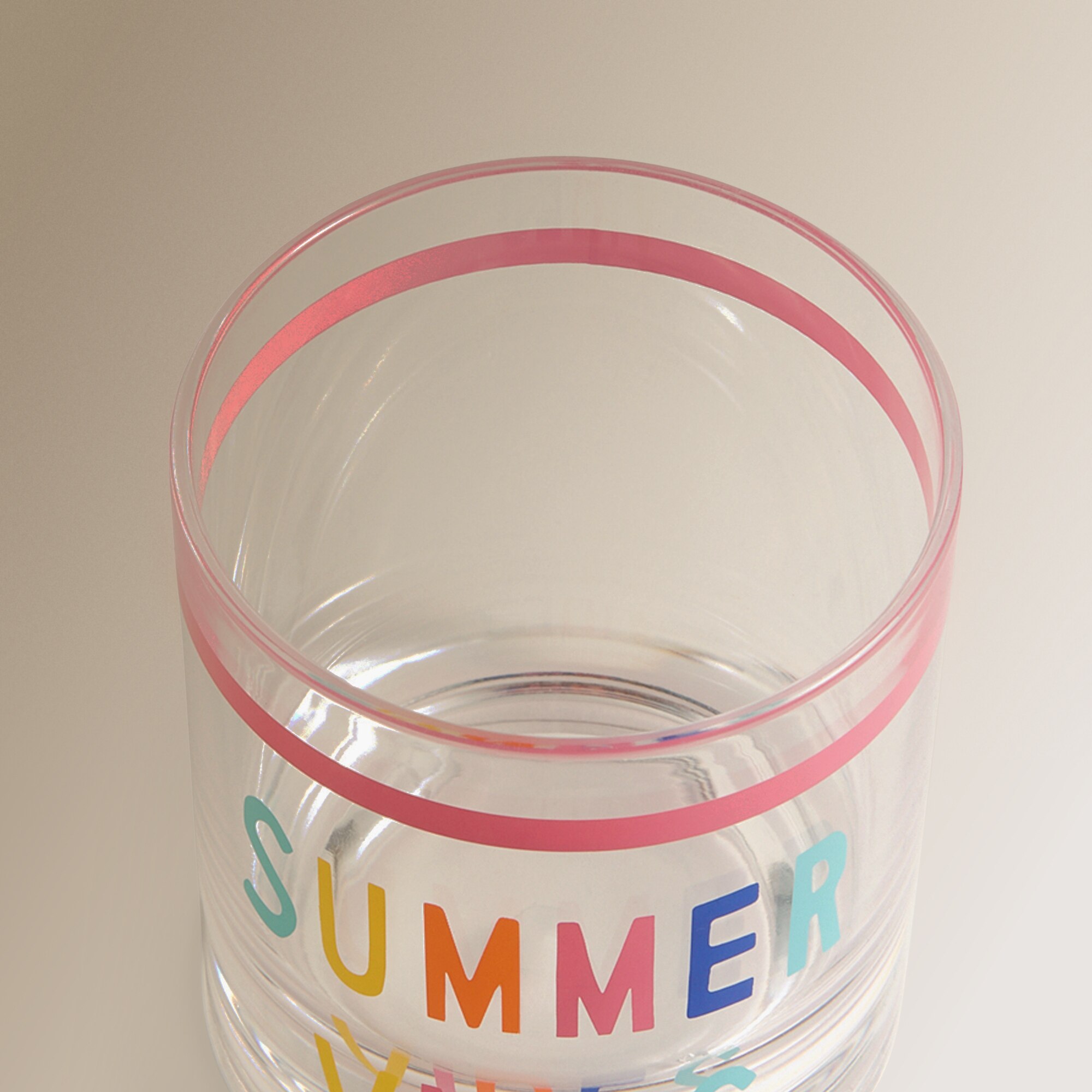 Vaso de agua Surfer Summer Basics El Corte Inglés Multicolor-3