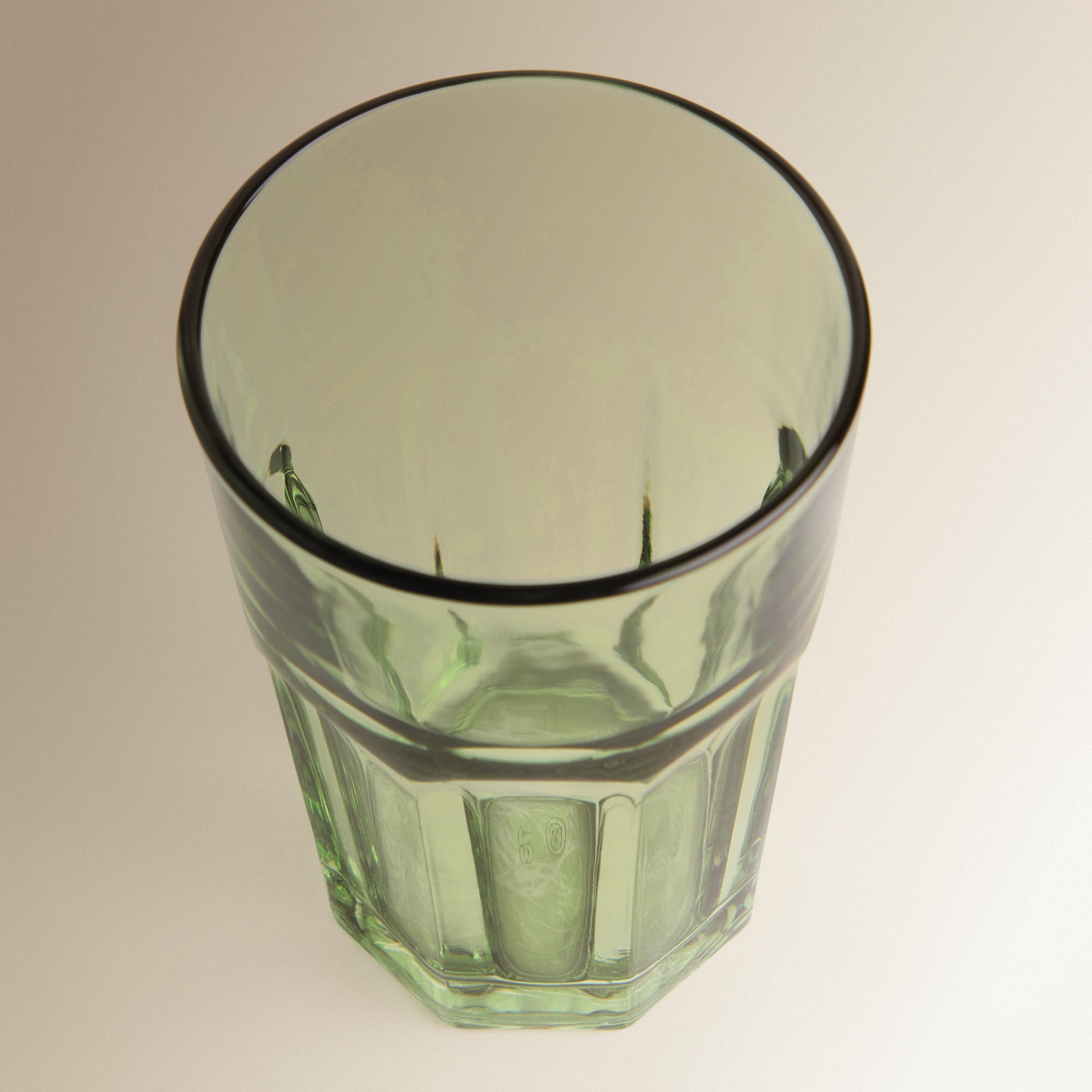 Vaso de agua de vidrio América Verde-3