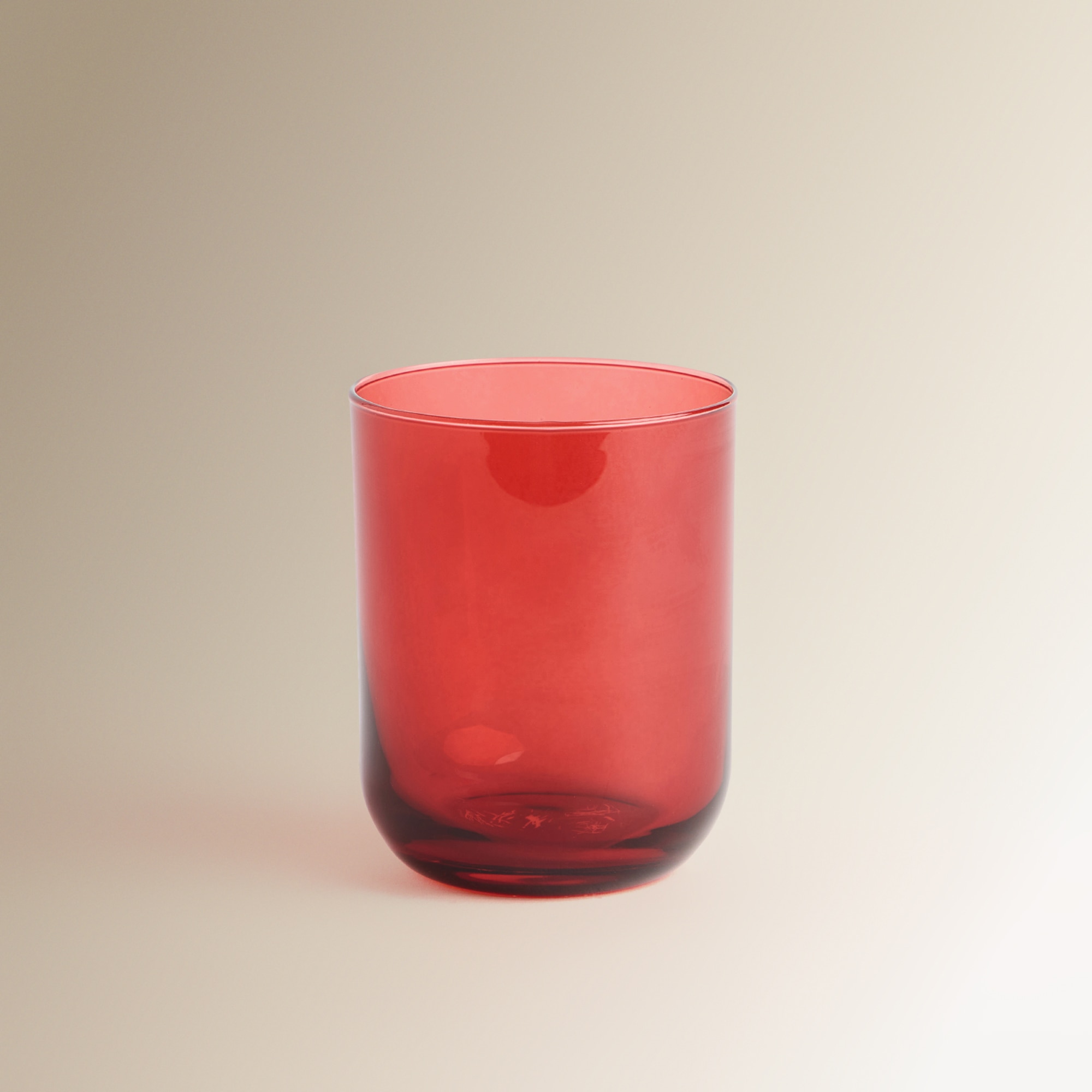 Copo de água em vidro Merli Vermelho-2