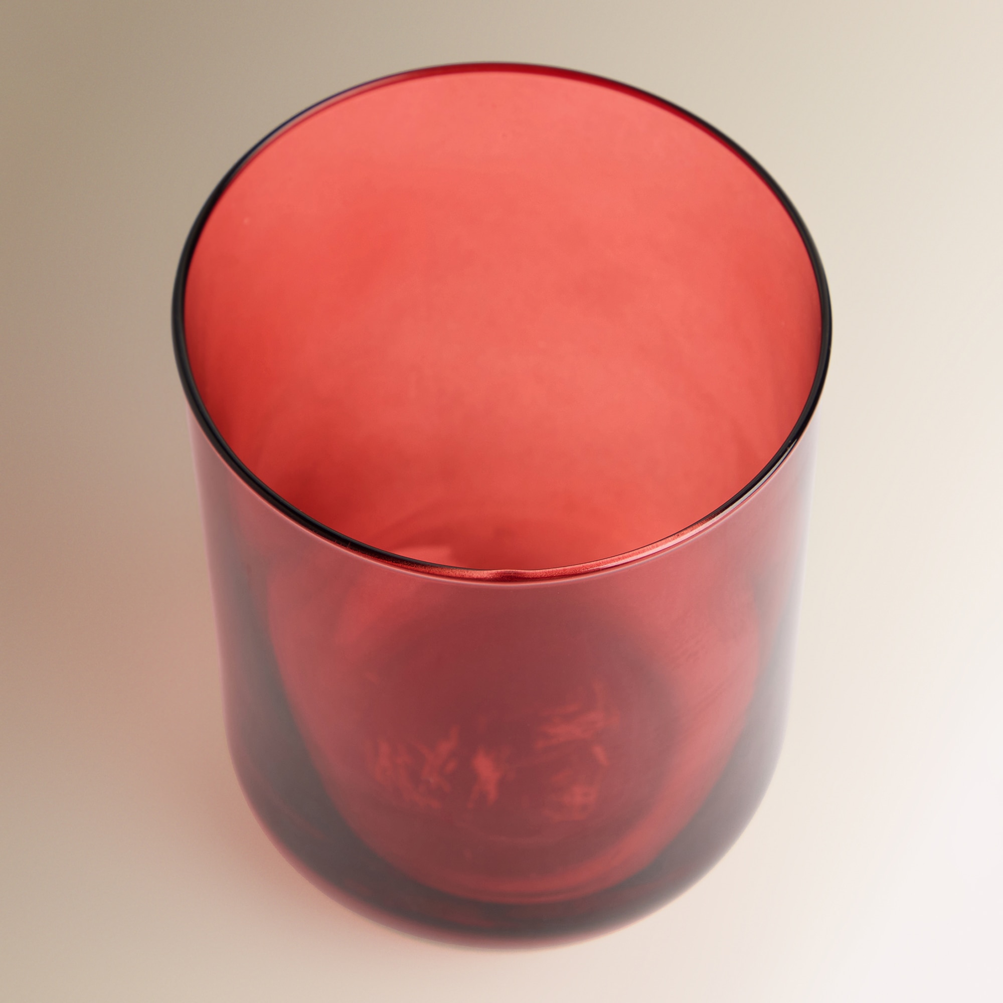 Copo de água em vidro Merli Vermelho-3