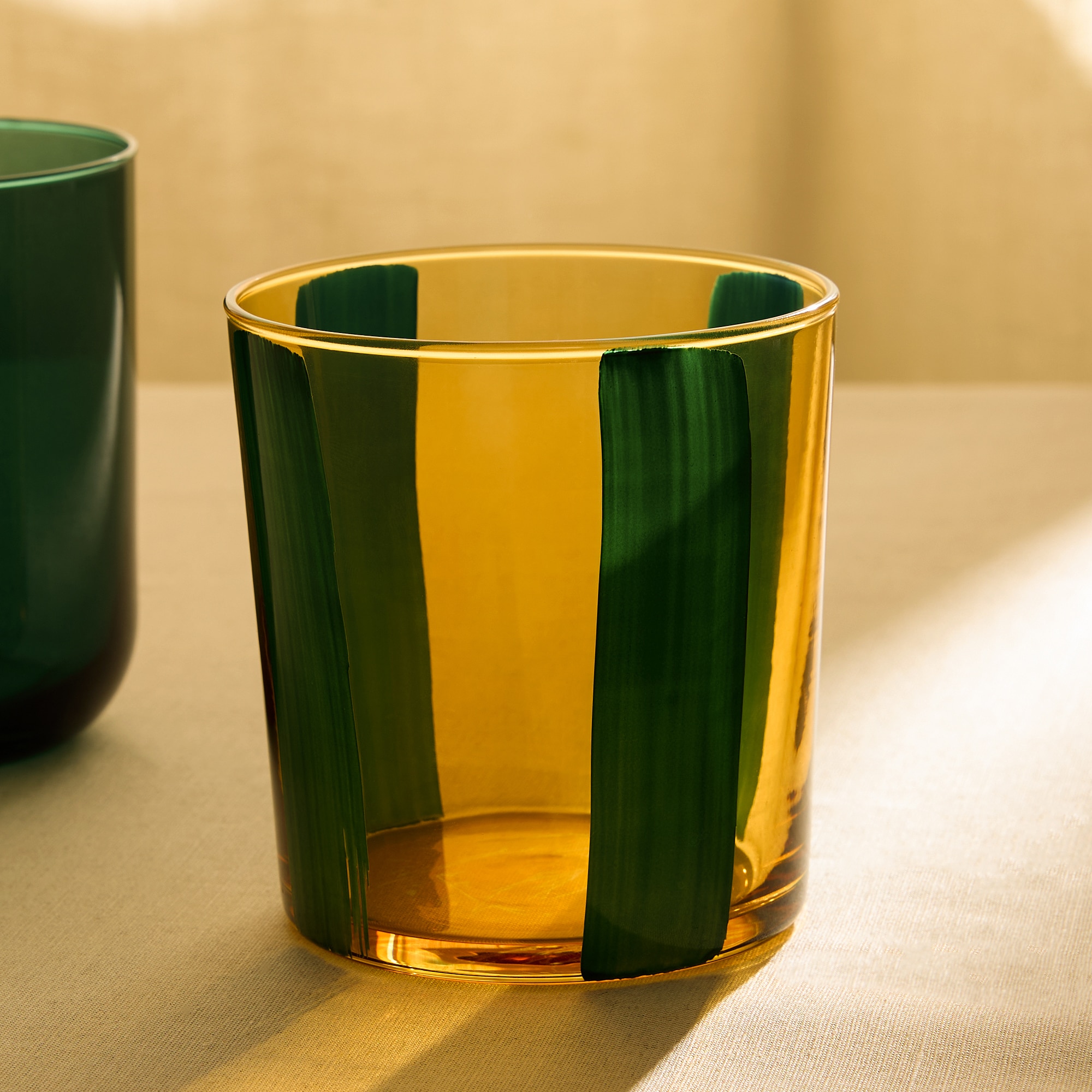 Imagen 0 de Vaso de agua de vidrio Trazos 