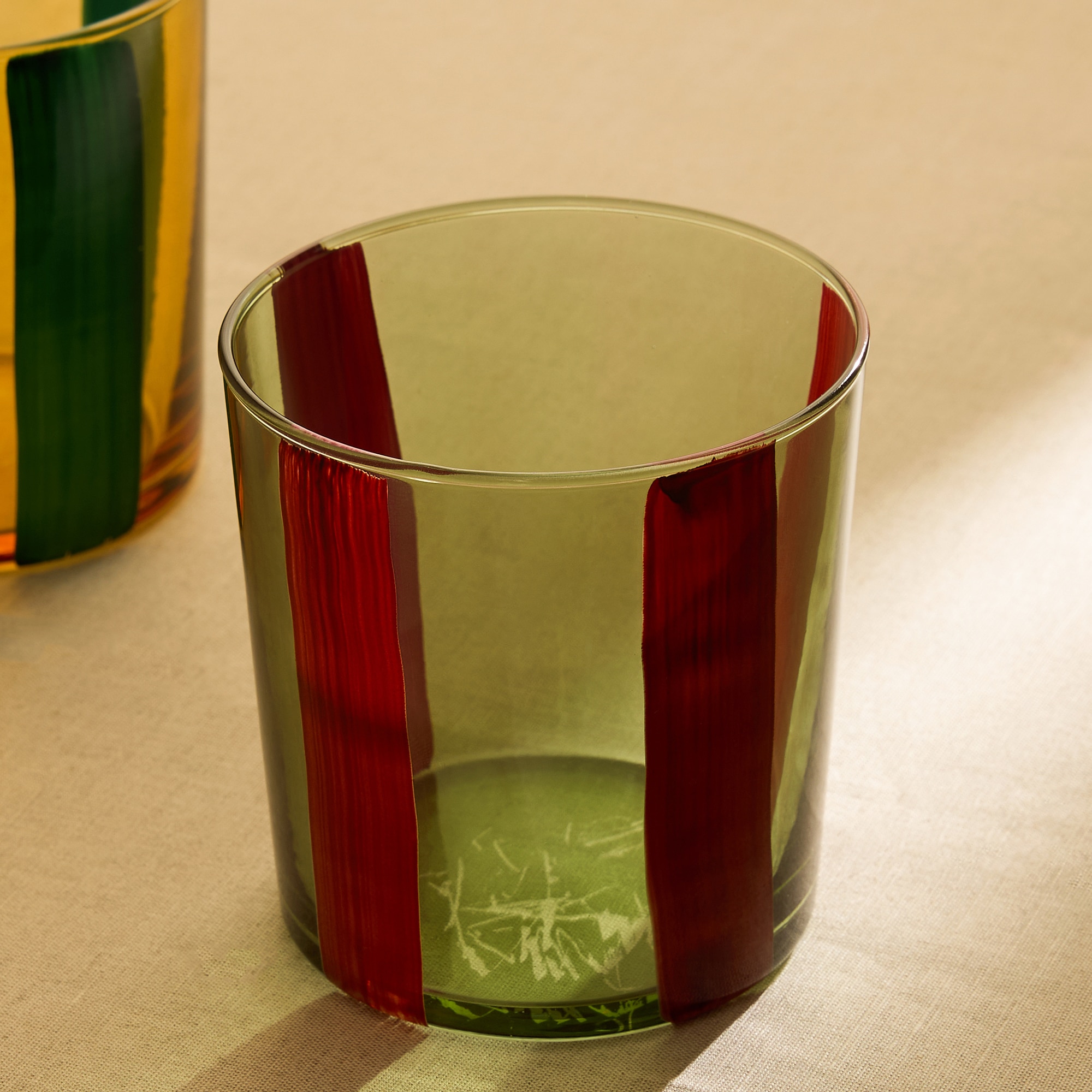 Imagen 0 de Vaso de agua de vidrio Trazos 