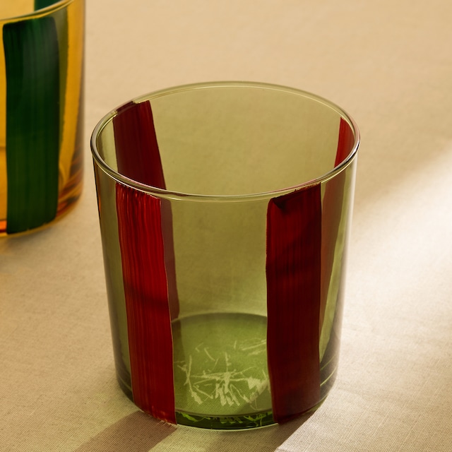 Imagen 0 de Vaso de agua de vidrio Trazos Navidad