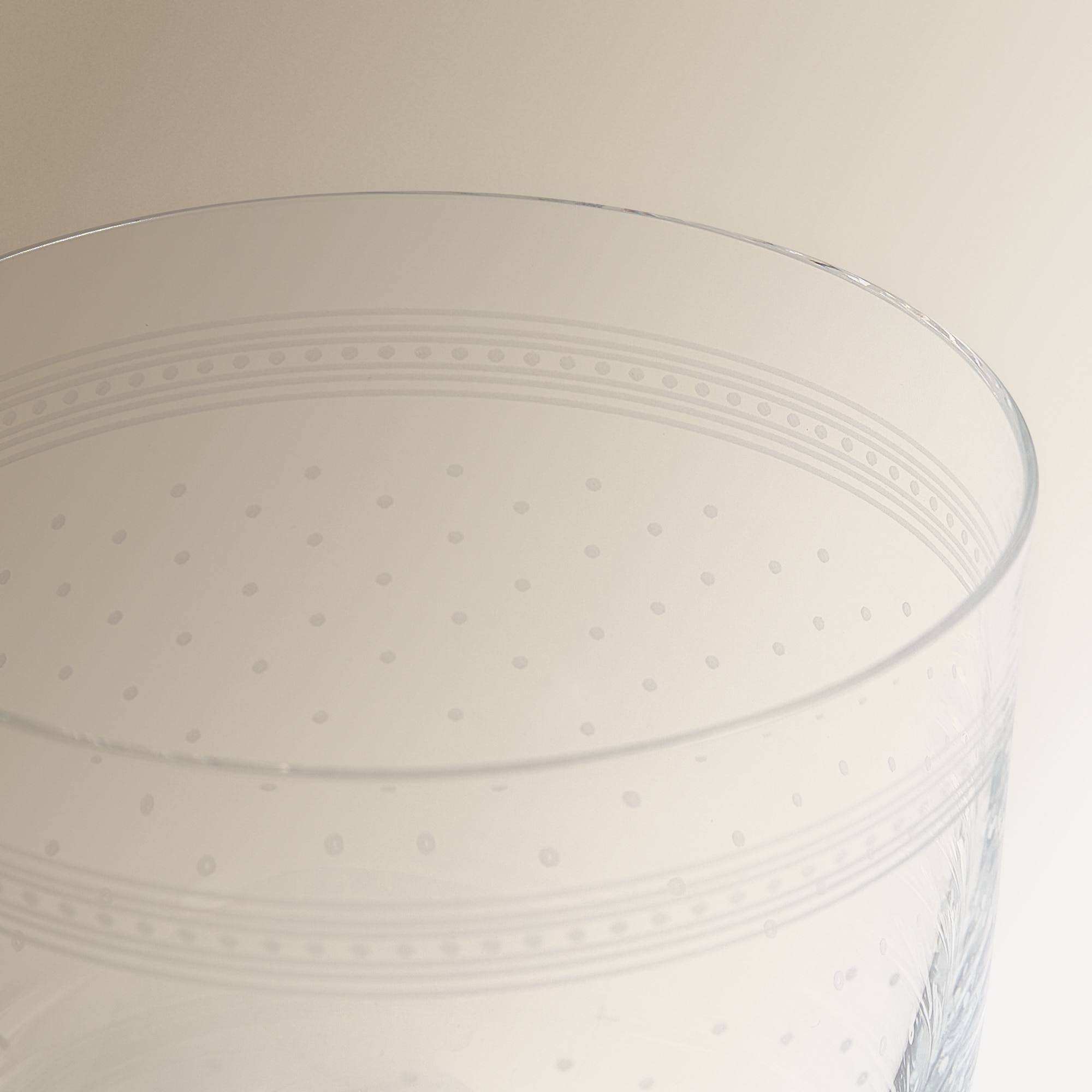 Copo de água Dots Transparente-3