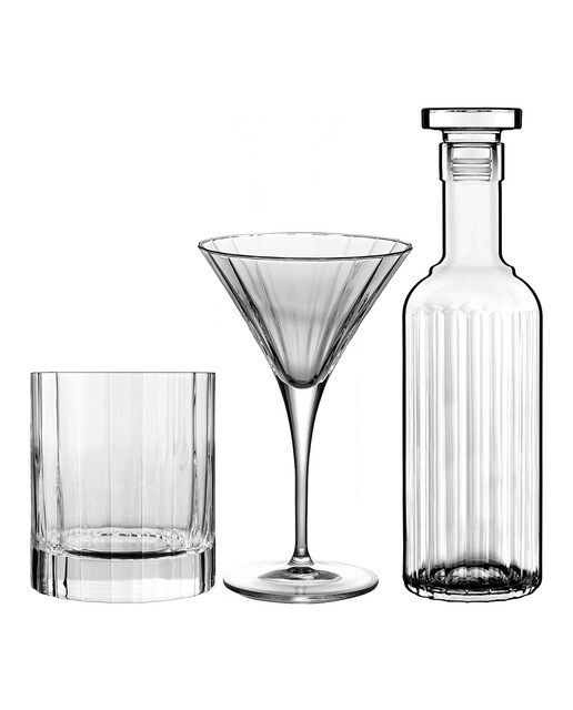 Serviço de cristal por peças Bach Luigi Bormioli 1