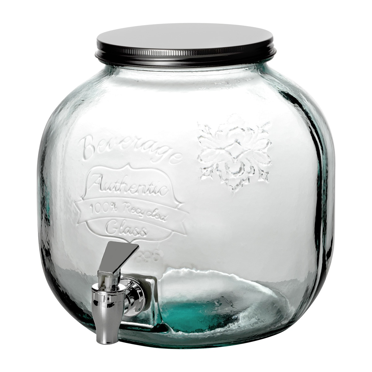 Dispensador de Bebidas de Vidro Reciclado Authentic Verde-2