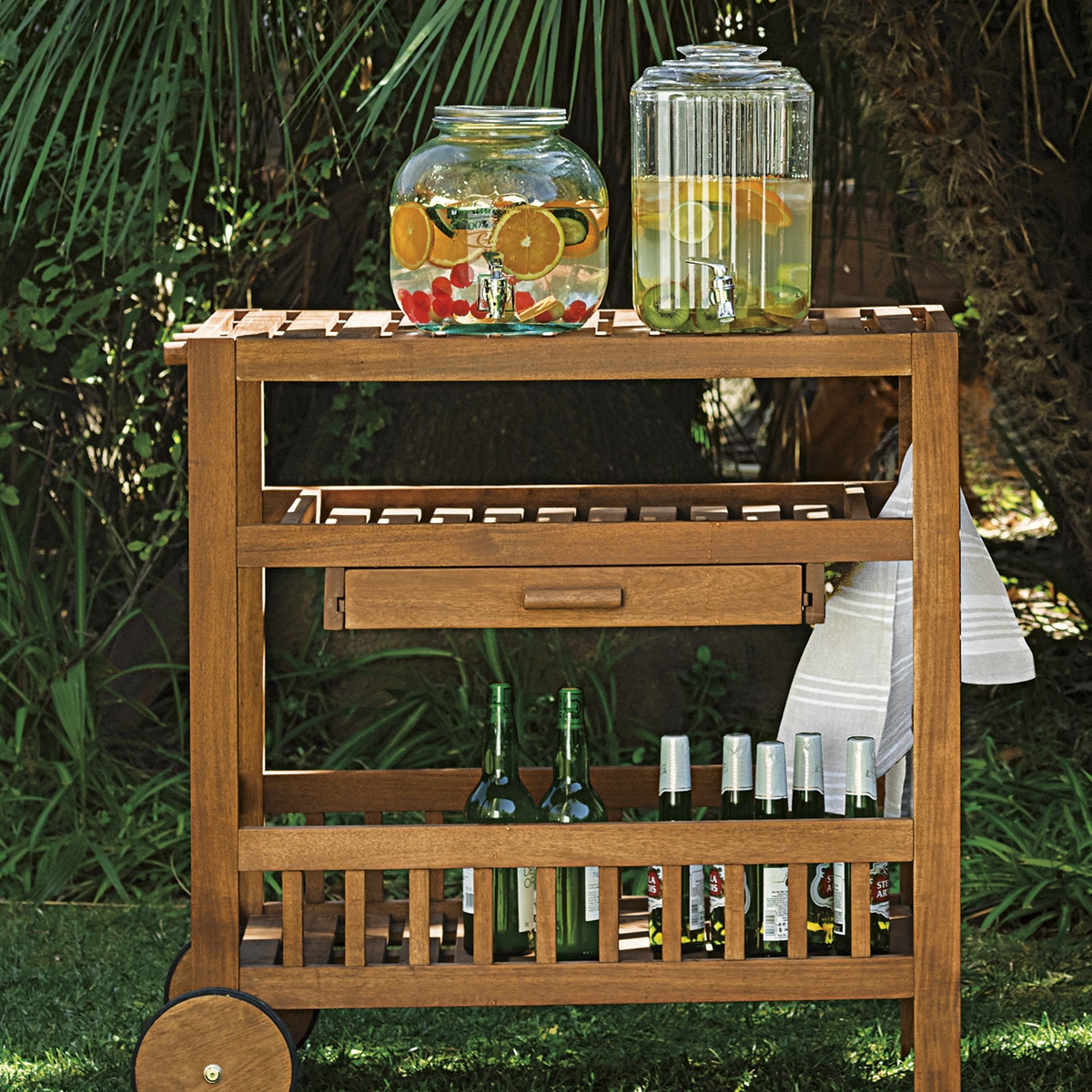 Dispensador de Bebidas de Vidro Reciclado Authentic Verde-3