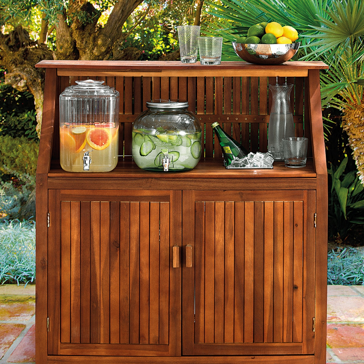 Dispensador de Bebidas de Vidro Reciclado Authentic Verde-4