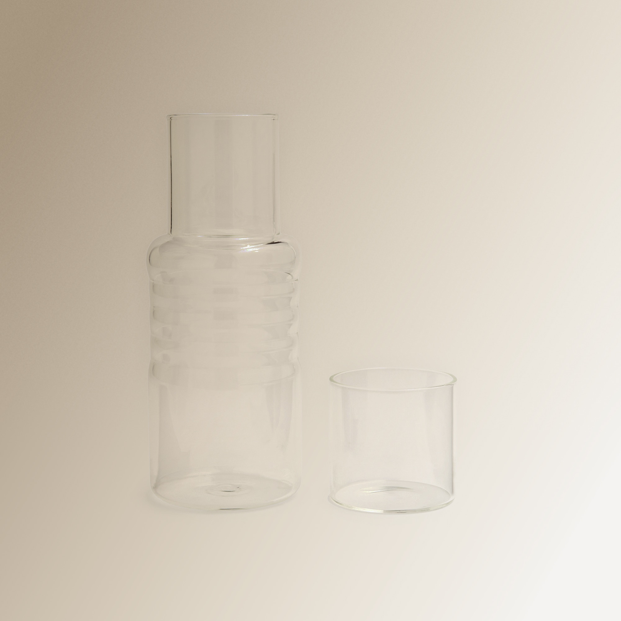 Conjunto de noite com garrafa e copo Room - El Corte Inglés Transparente-3