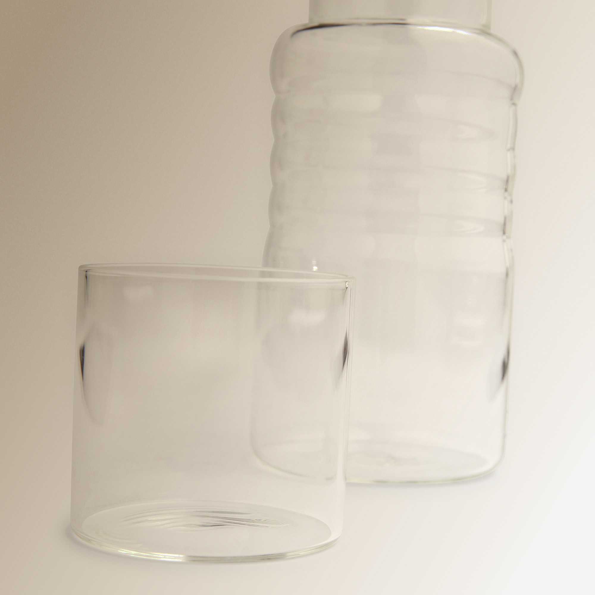 Conjunto de noite com garrafa e copo Room - El Corte Inglés Transparente-5