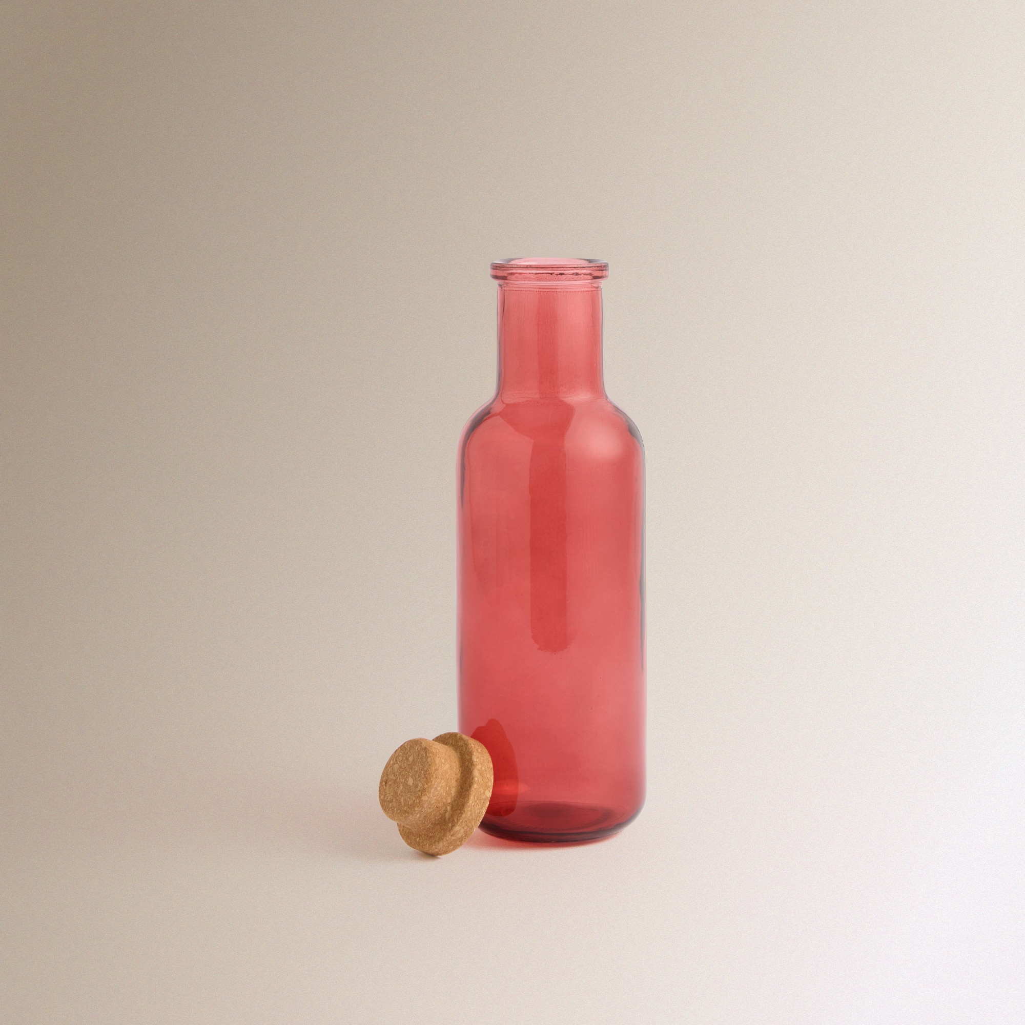 Botella de agua de vidrio Hita - Rojo Rojo-2