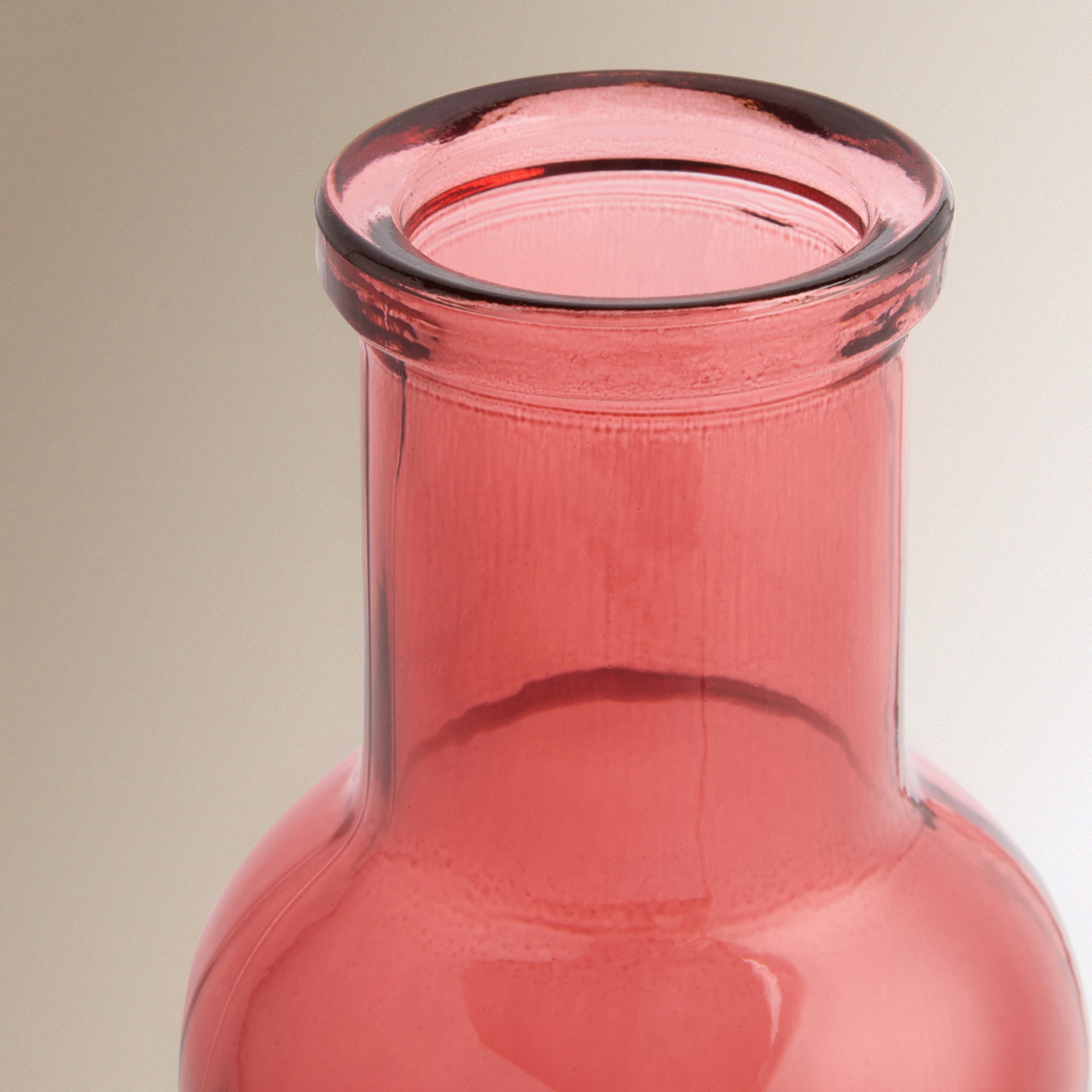 Botella de agua de vidrio Hita - Rojo Rojo-3