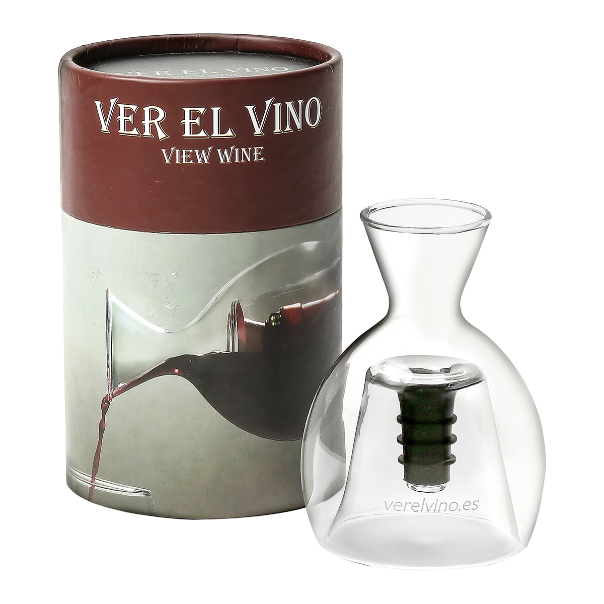 Decantador Ver o vinho O saca-rolhas perfeito Transparente-2