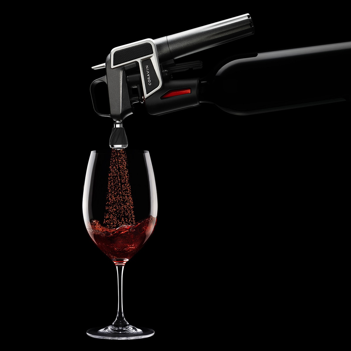 Aireador de vino Coravin - Negro Negro-8