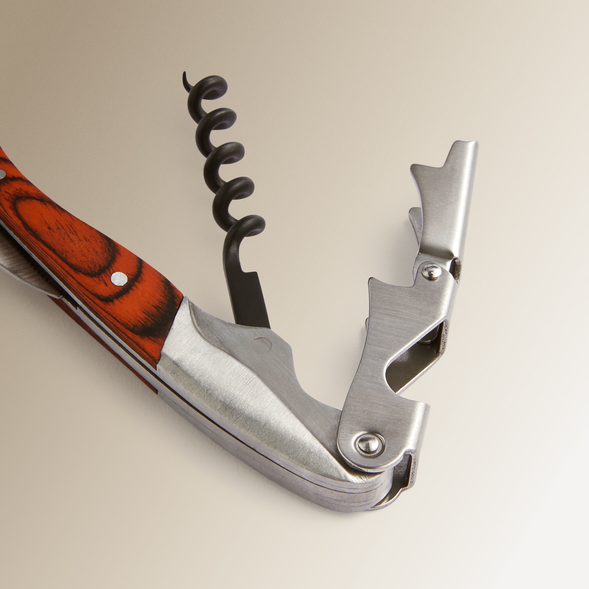 Saca-rolhas de empregado de mesa Vinobile Castanho-3