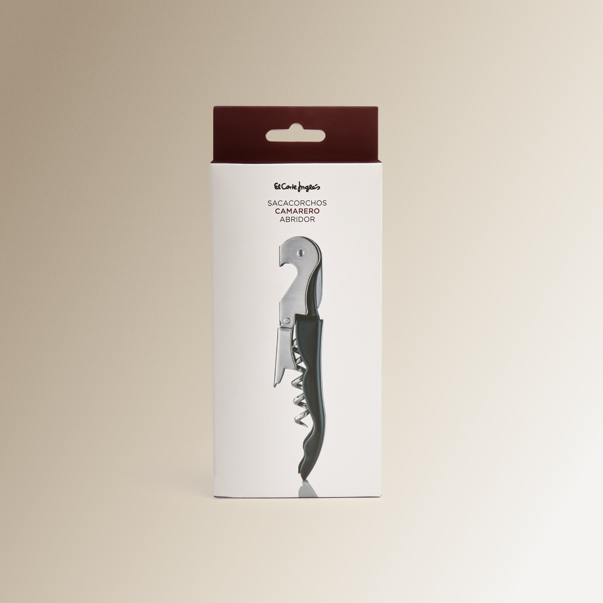 Saca-rolhas de Empregado de Mesa Pop El Corte Inglés Preto-4