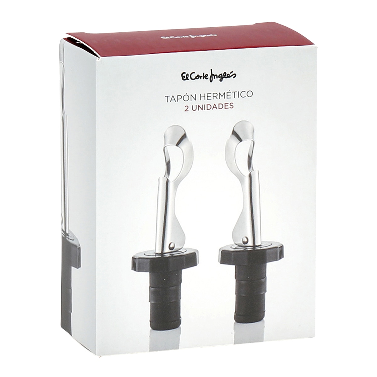 Juego dos tapones de botella vacío Vinobile El Corte Inglés Negro-3