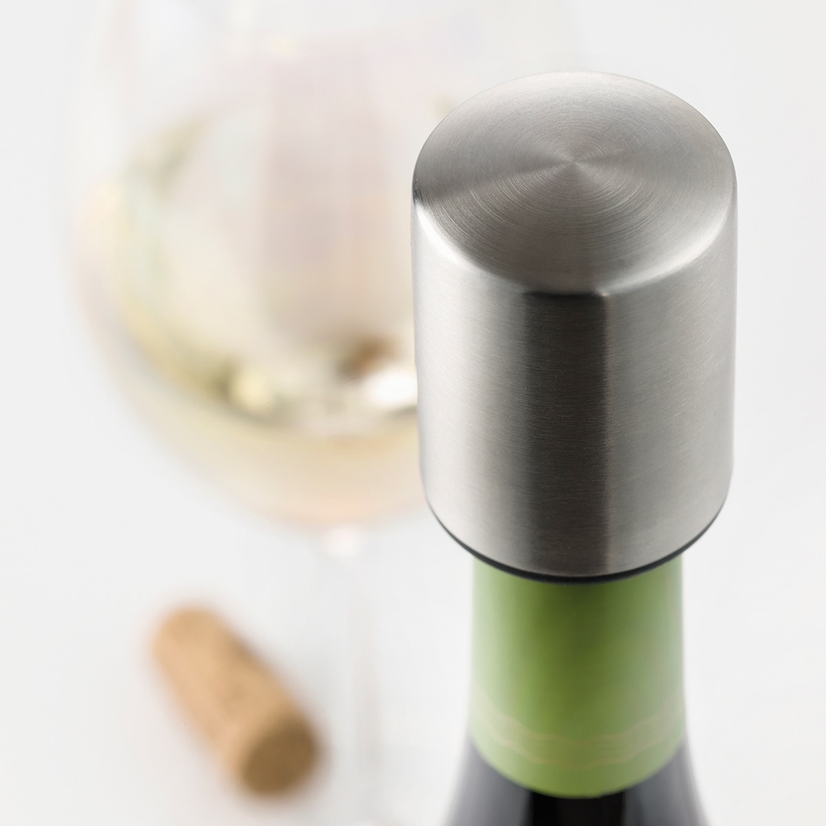 Tampa de garrafa a vácuo Vinobile Aço-2