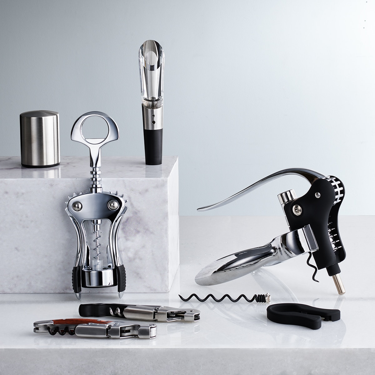 Tampa de garrafa a vácuo Vinobile Aço-3