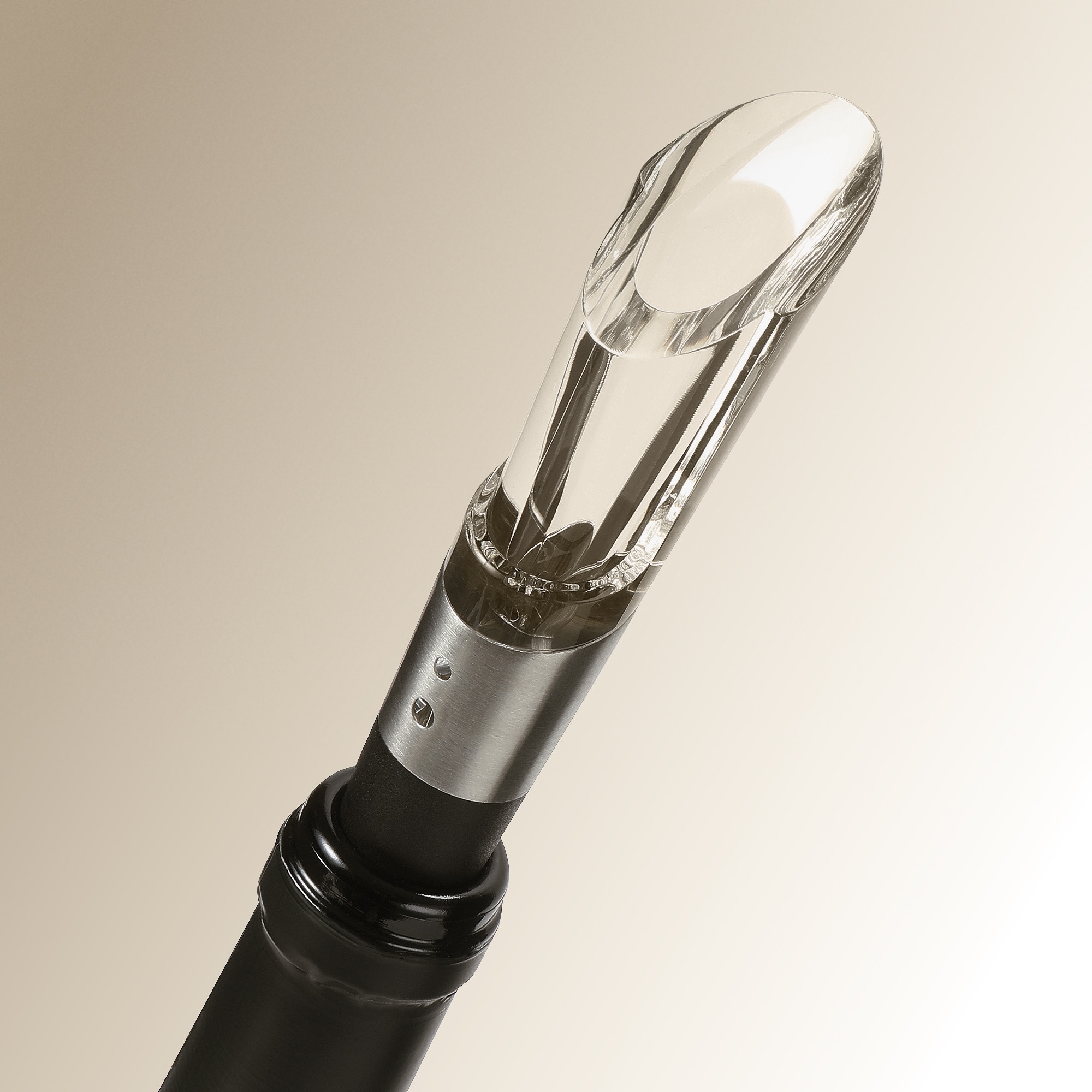 Tapón aireador para botellas Vinobile El Corte Inglés Cristal-2
