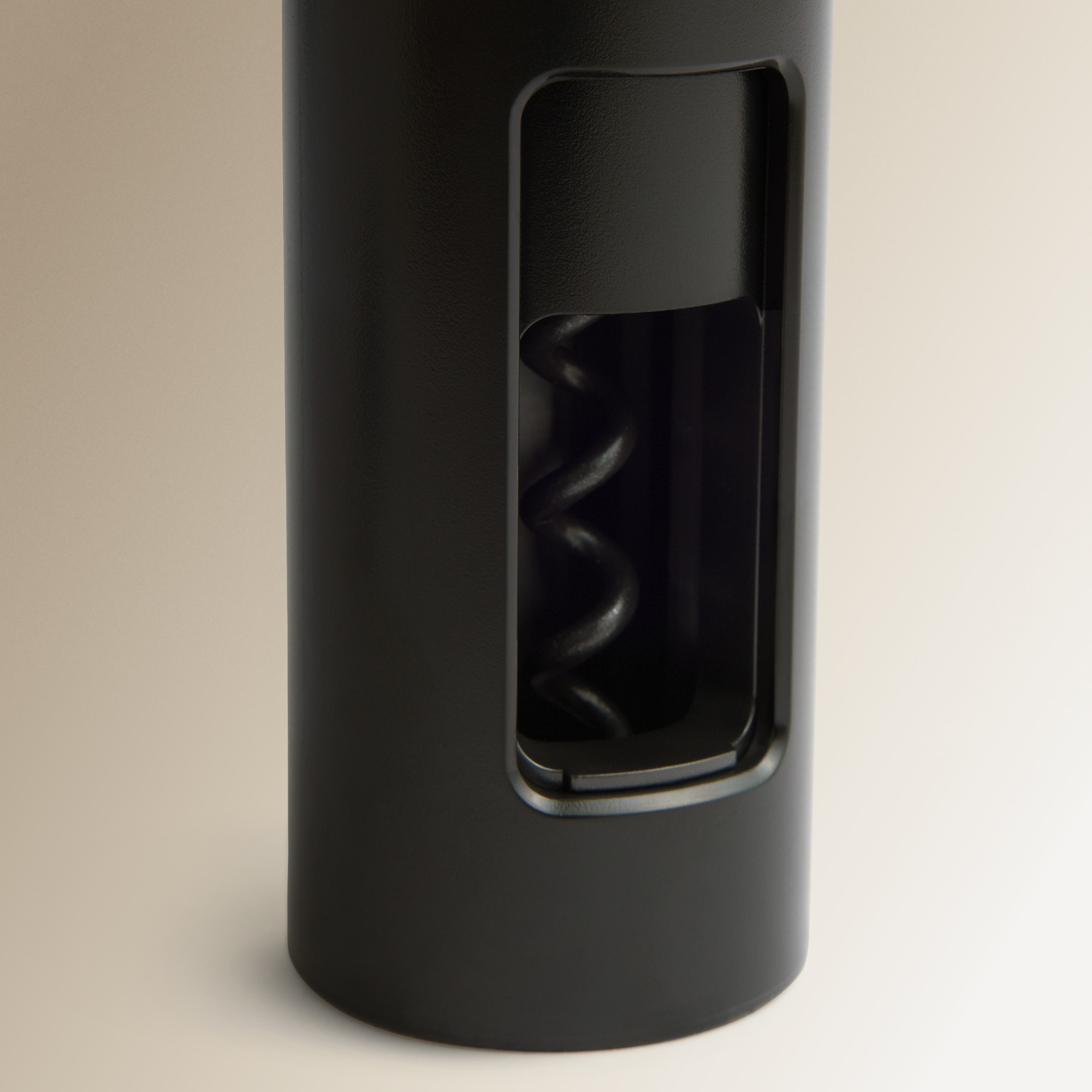 Saca-rolhas manual com corta-cápsulas Vinobile Preto-2