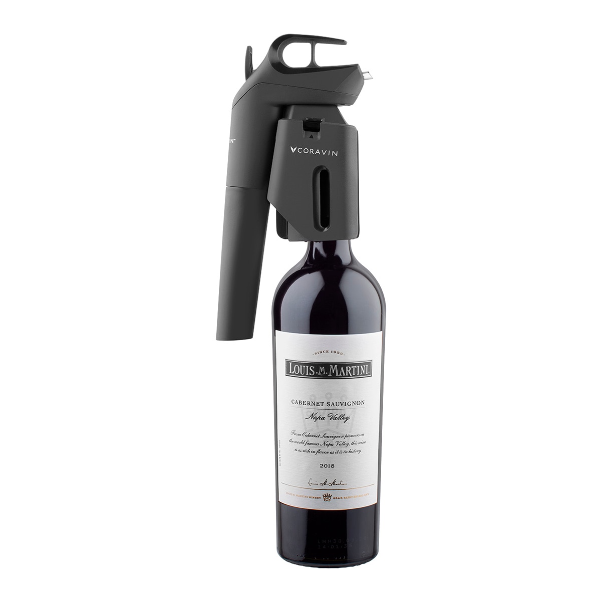 Sistema de Preservação do Vinho em Cápsulas de Gás Three + Preto-8