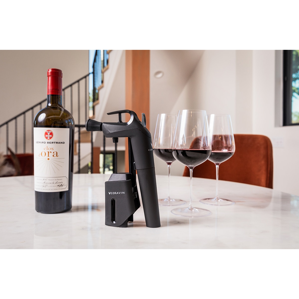 Sistema de Preservação do Vinho em Cápsulas de Gás Three + Preto-15
