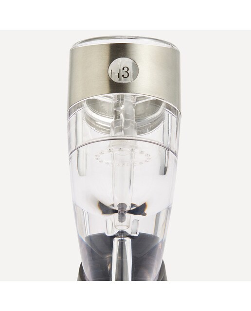 Arejador de Vinho com Suporte Vinobile Preto-2