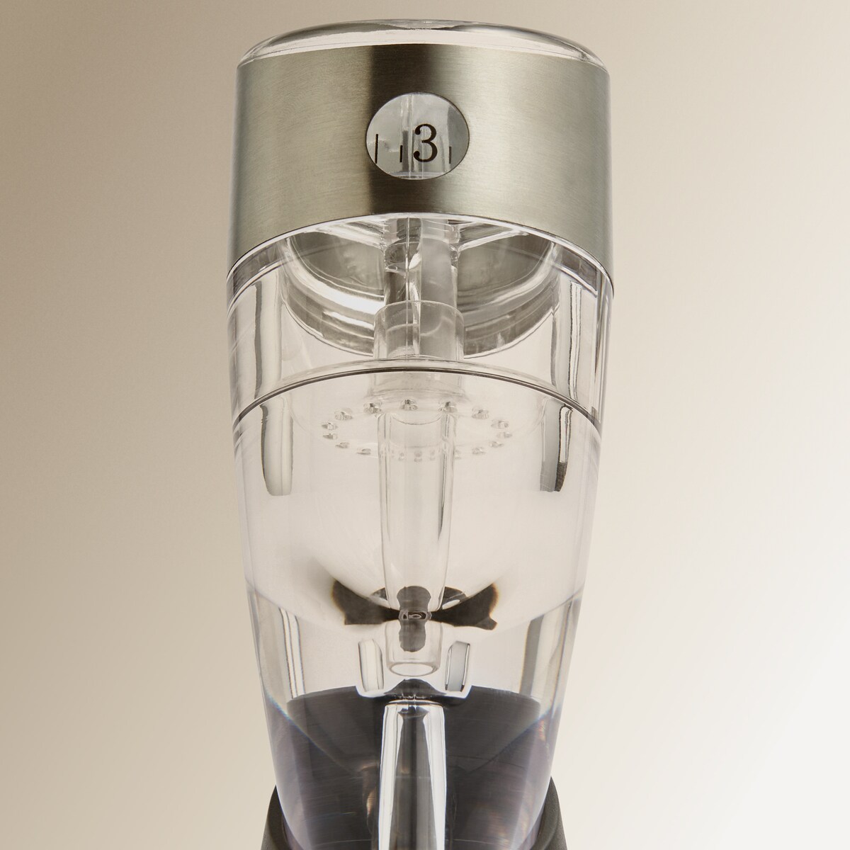 Arejador de Vinho com Suporte Vinobile Preto-3