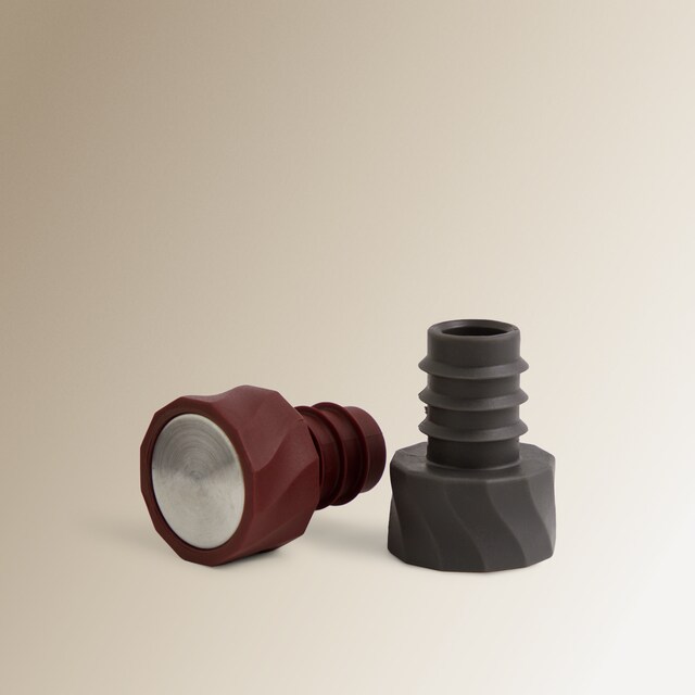 Imagem 0 de Conjunto de 2 Tampas de Vinho de Silicone Vinobile