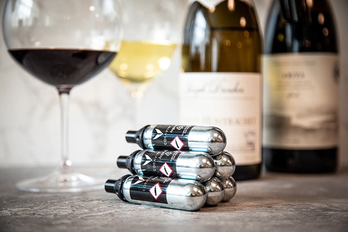 Conjunto de 6 Cápsulas de Árgon para Vinho Preto-3