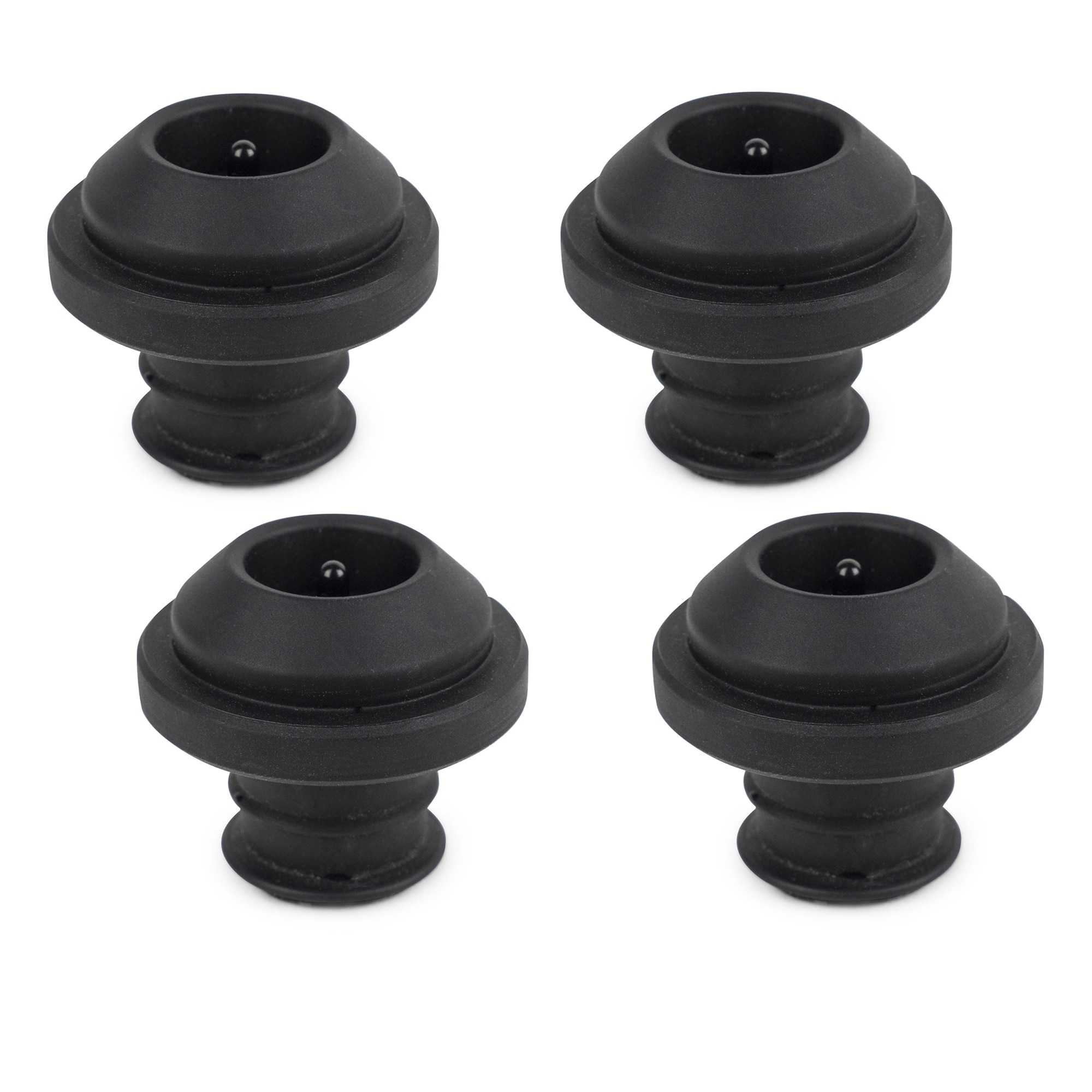 Imagem 0 de Conjunto de 4 Tampas de Vácuo para Vinho Preserve