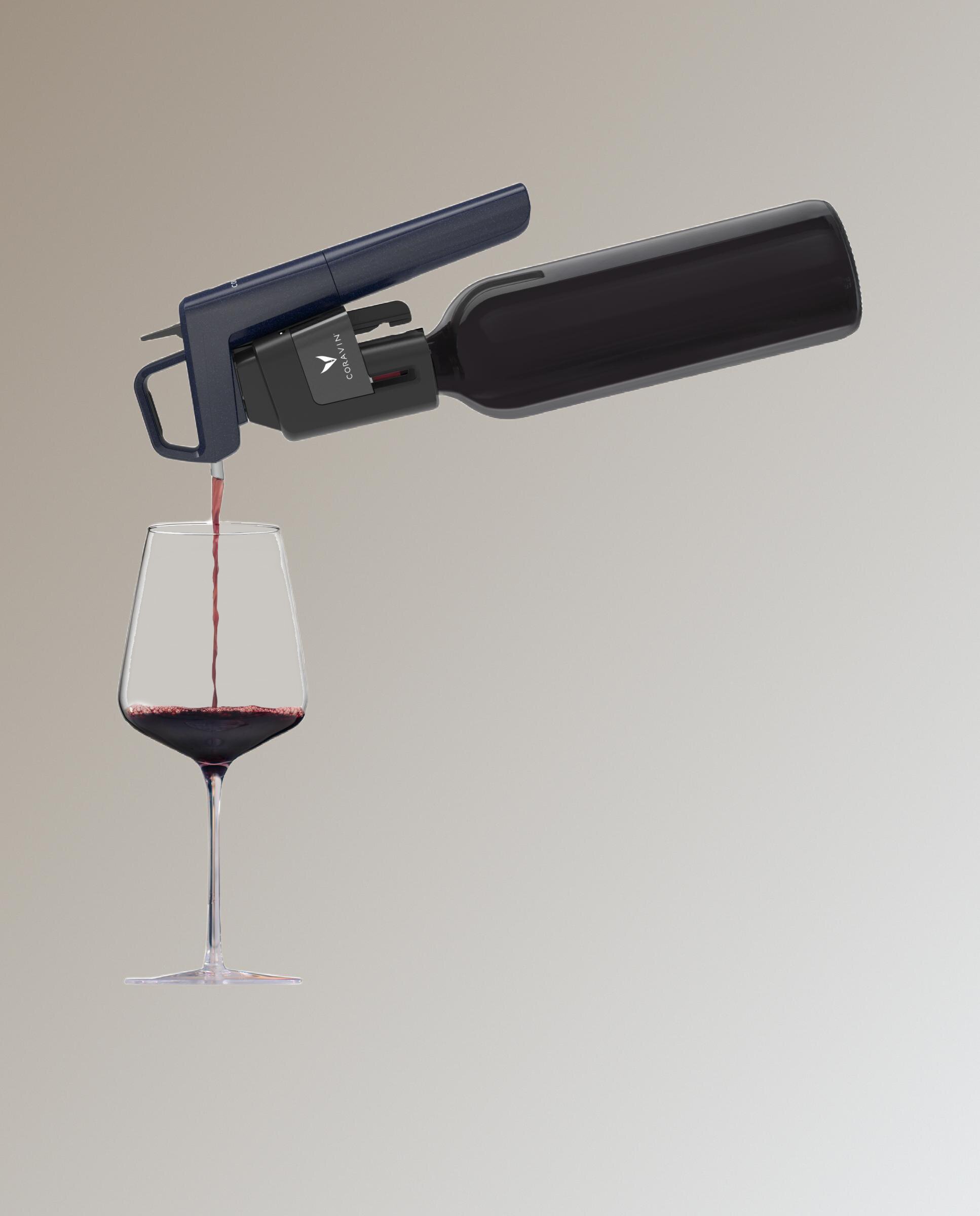 Set conservación de vino 12 piezas Six + Coravin - Azul oscuro Azul oscuro-9