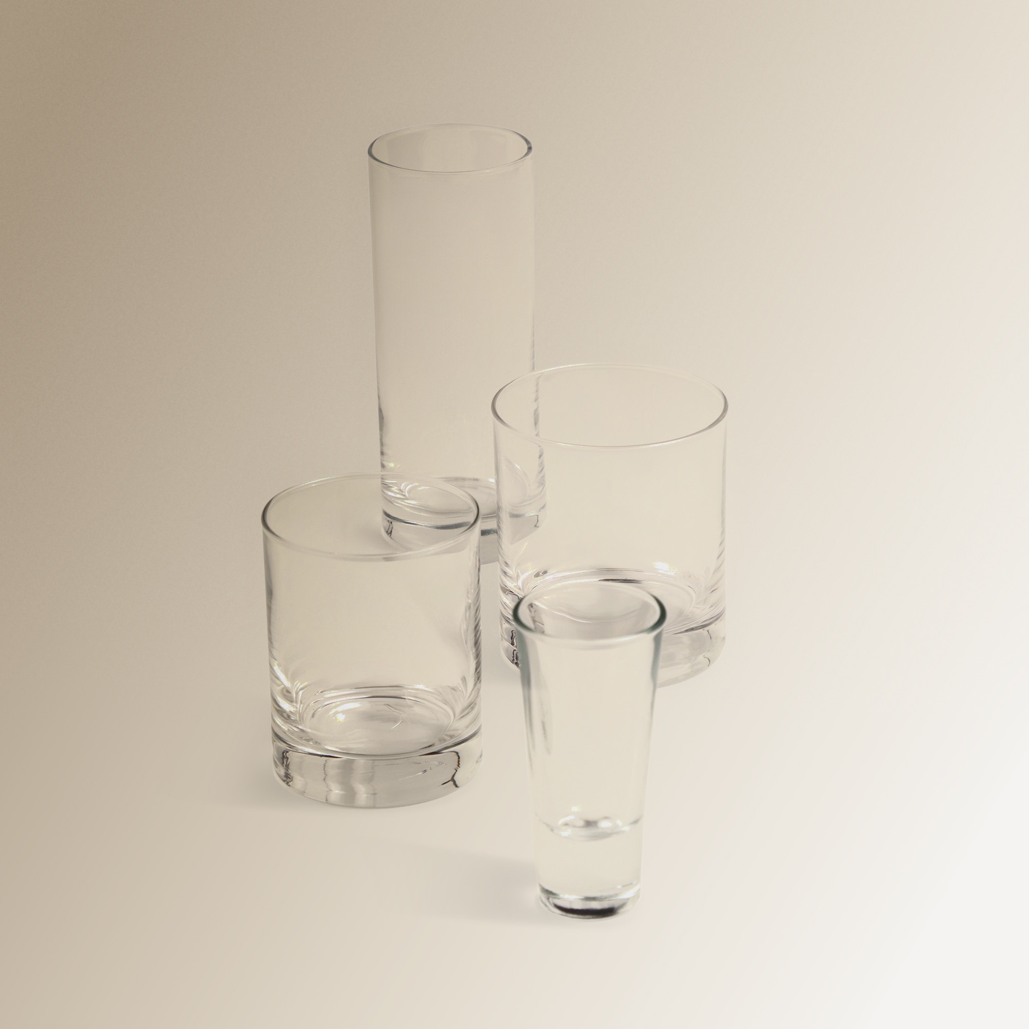 Conjunto de 4 Copos Altos Liverpool Transparente-5