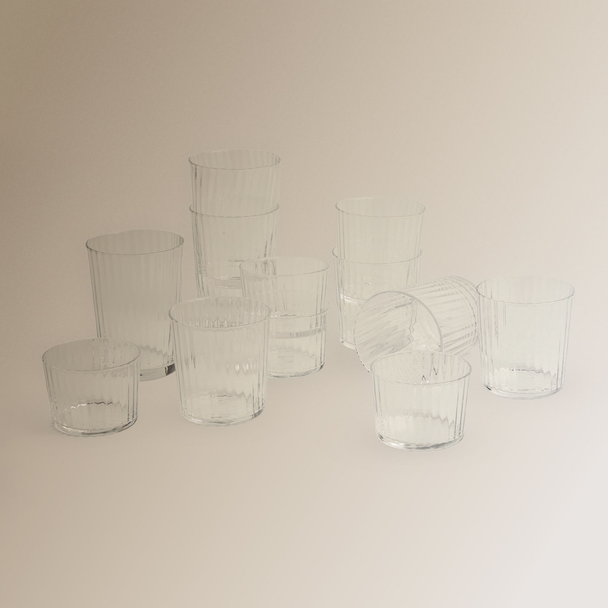Conjunto de 4 Copos de Refresco Lucca Transparente-5