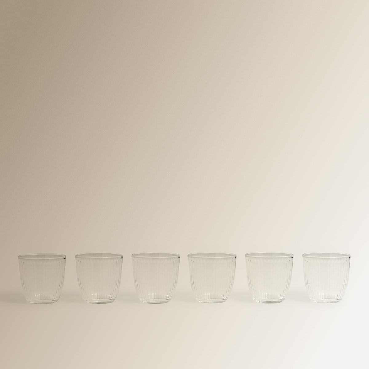 Juego de 6 vasos bajos Padova El Corte Inglés Cristal-1