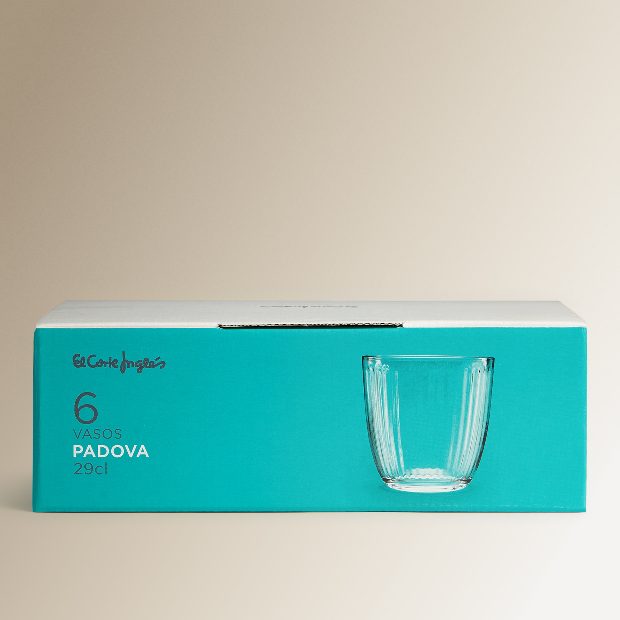 Conjunto de 6 copos baixos Padova Transparente-3