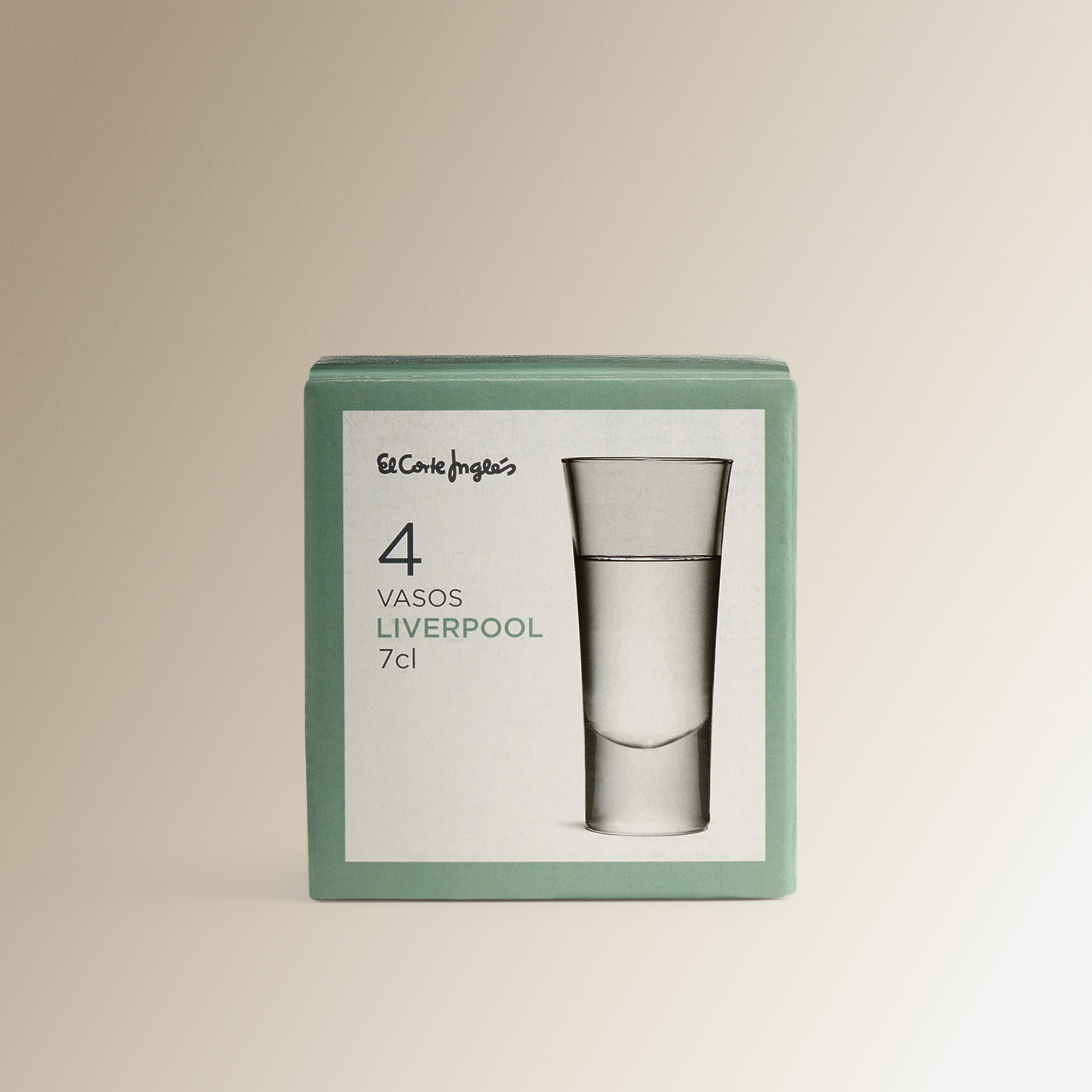 Juego de 4 vasos bajos Liverpool El Corte Inglés Transparente 30 cl Transparente-4