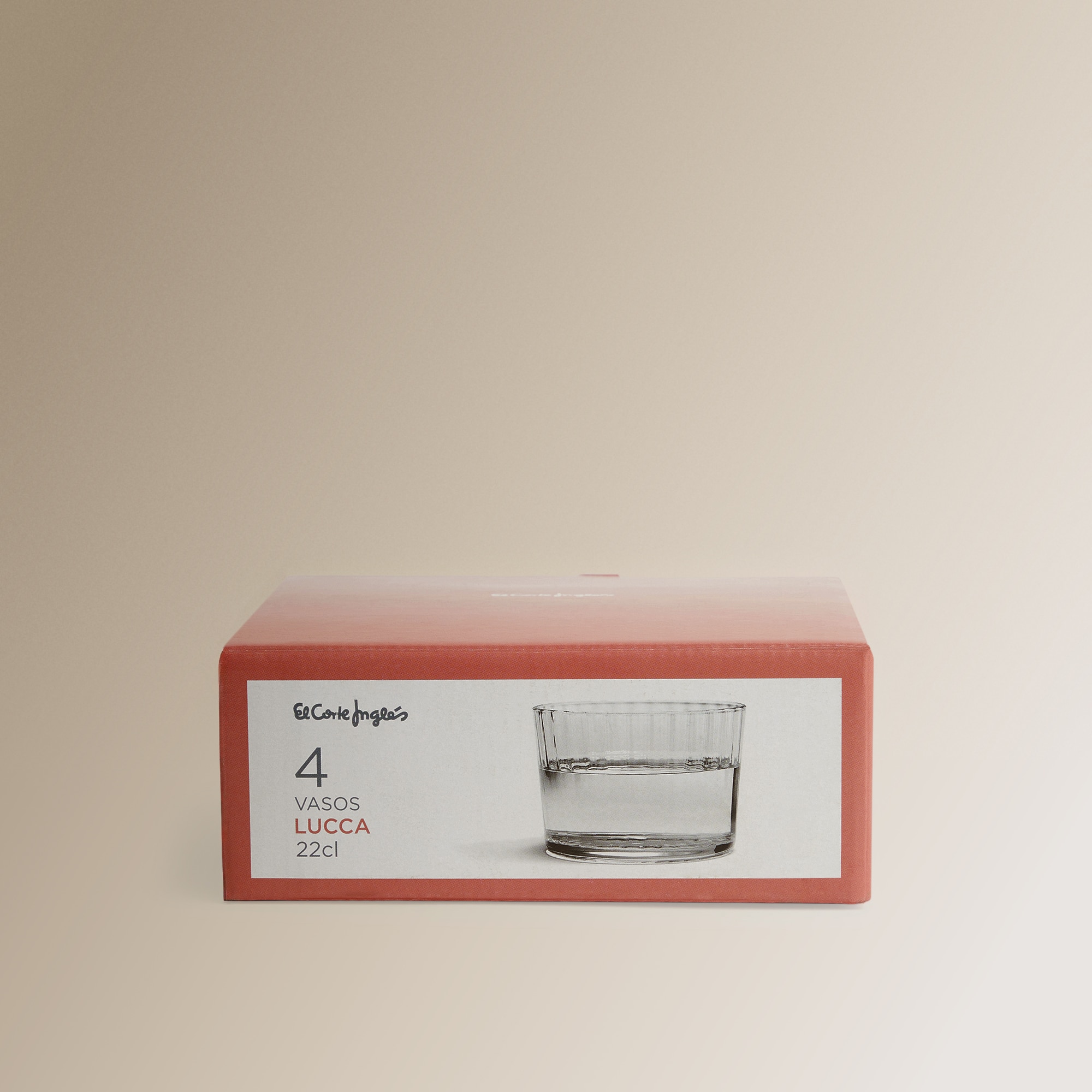 Conjunto de 4 Copos Pequenos Lucca Transparente-3