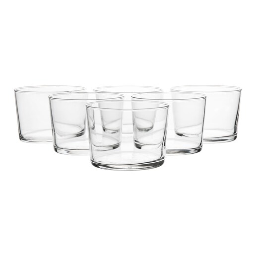 Juego de 6 vasos de vidrio chiquito Chelsea El Corte Inglés