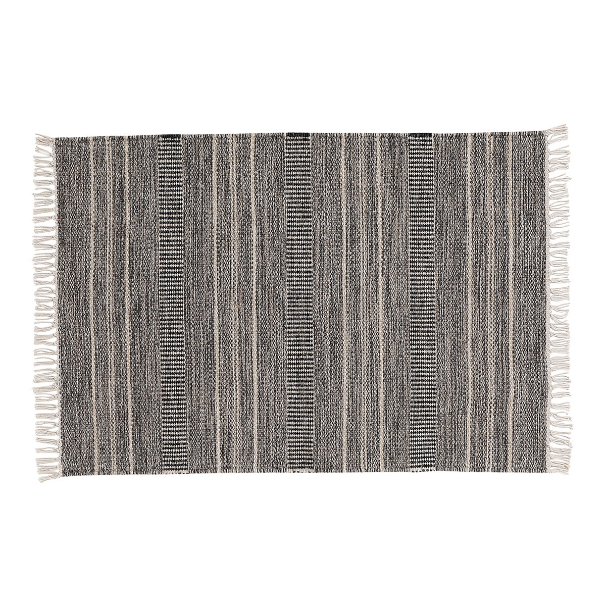 Tapete Dhurri Blanc El Corte Inglés Cinzento-1